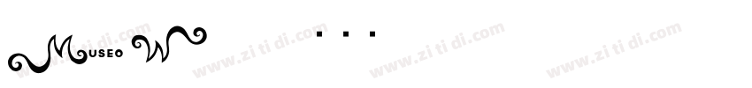 Museo W03 70字体转换